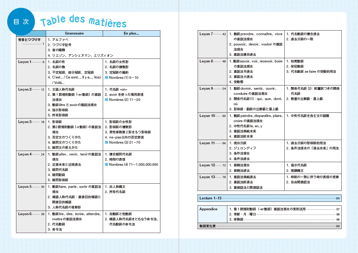 くわしく学ぶ フランス語の基礎 | 教科書／フランス語 | 朝日出版社